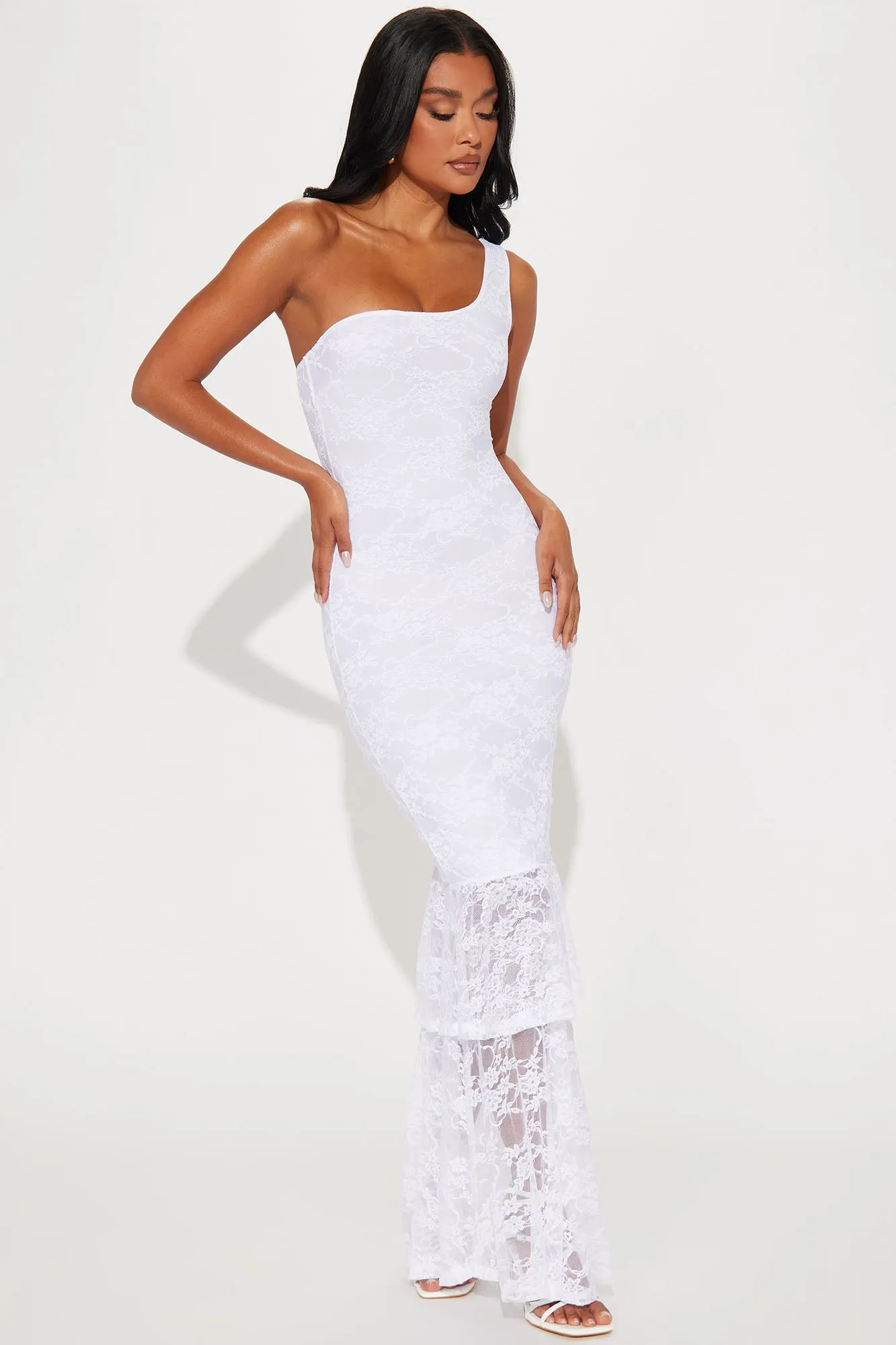 A Romantic Dream Lace Maxi Dress - Ivory