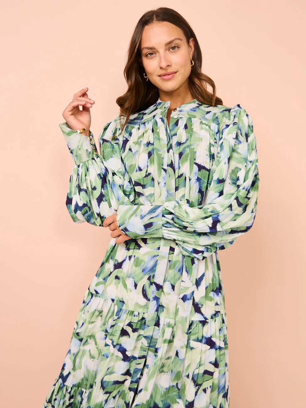 Acler Matthew Maxi Dress in Fresco Garden