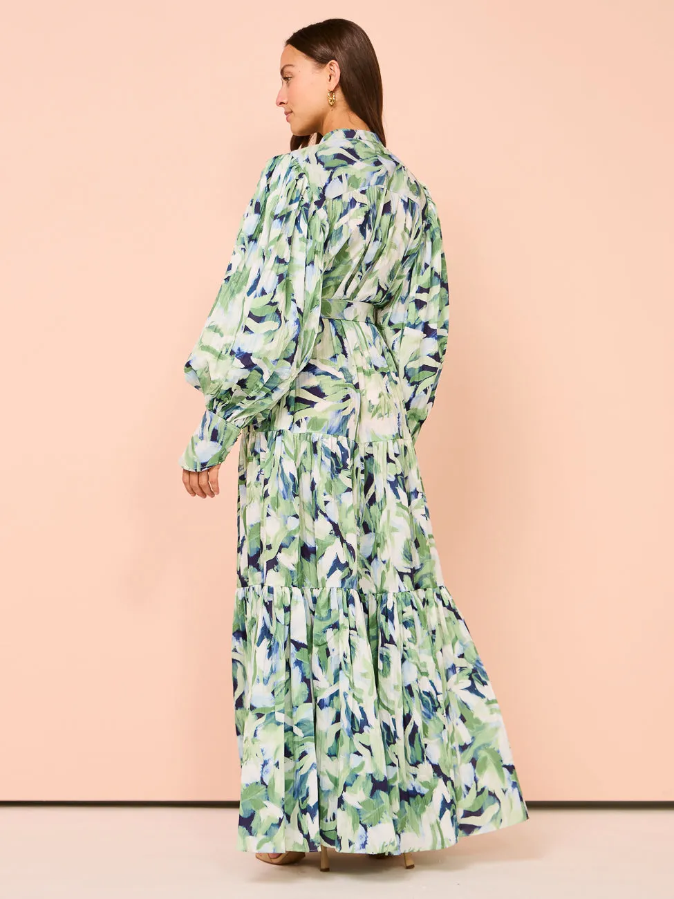 Acler Matthew Maxi Dress in Fresco Garden