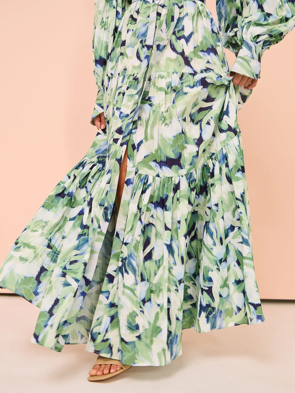 Acler Matthew Maxi Dress in Fresco Garden