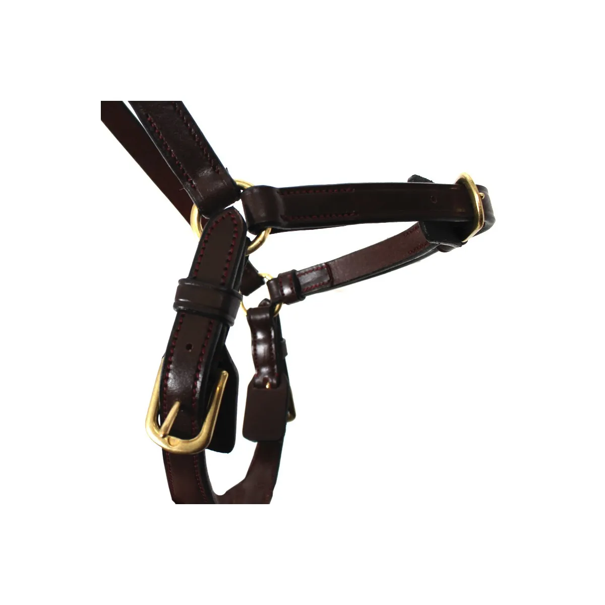 ADJUSTABLE GERMAN HORSE HALTER BY DYON Brown