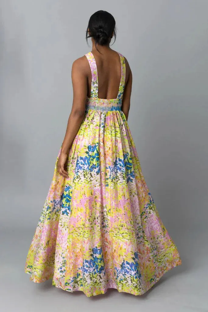 Alane Halter Maxi - Painterly Landscape