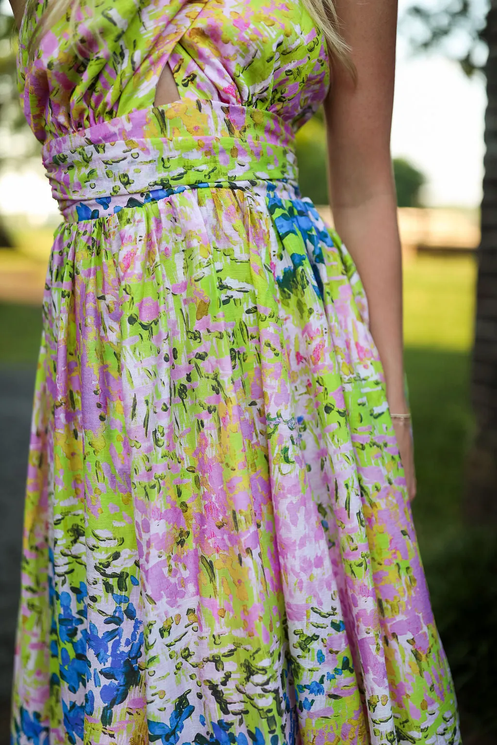 Alane Halter Maxi - Painterly Landscape