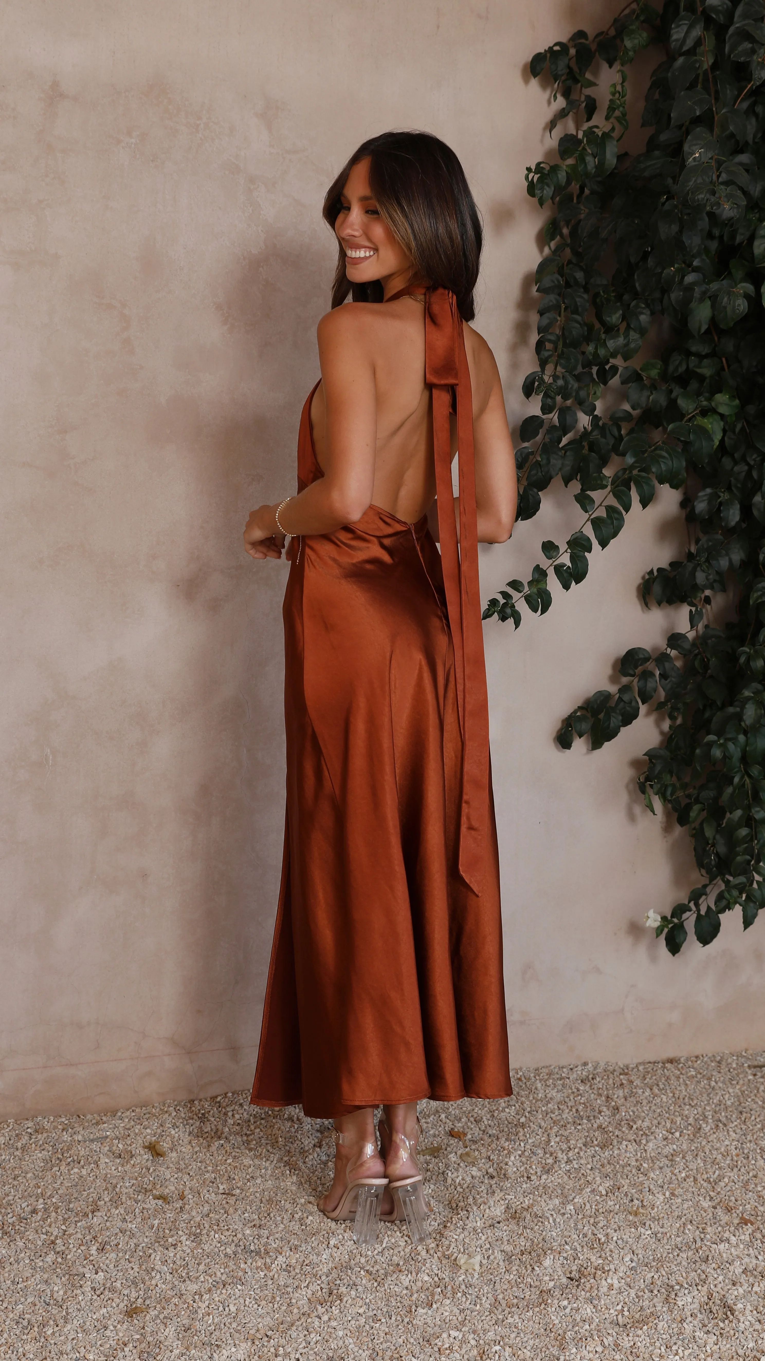 Amalia Maxi Dress - Rust