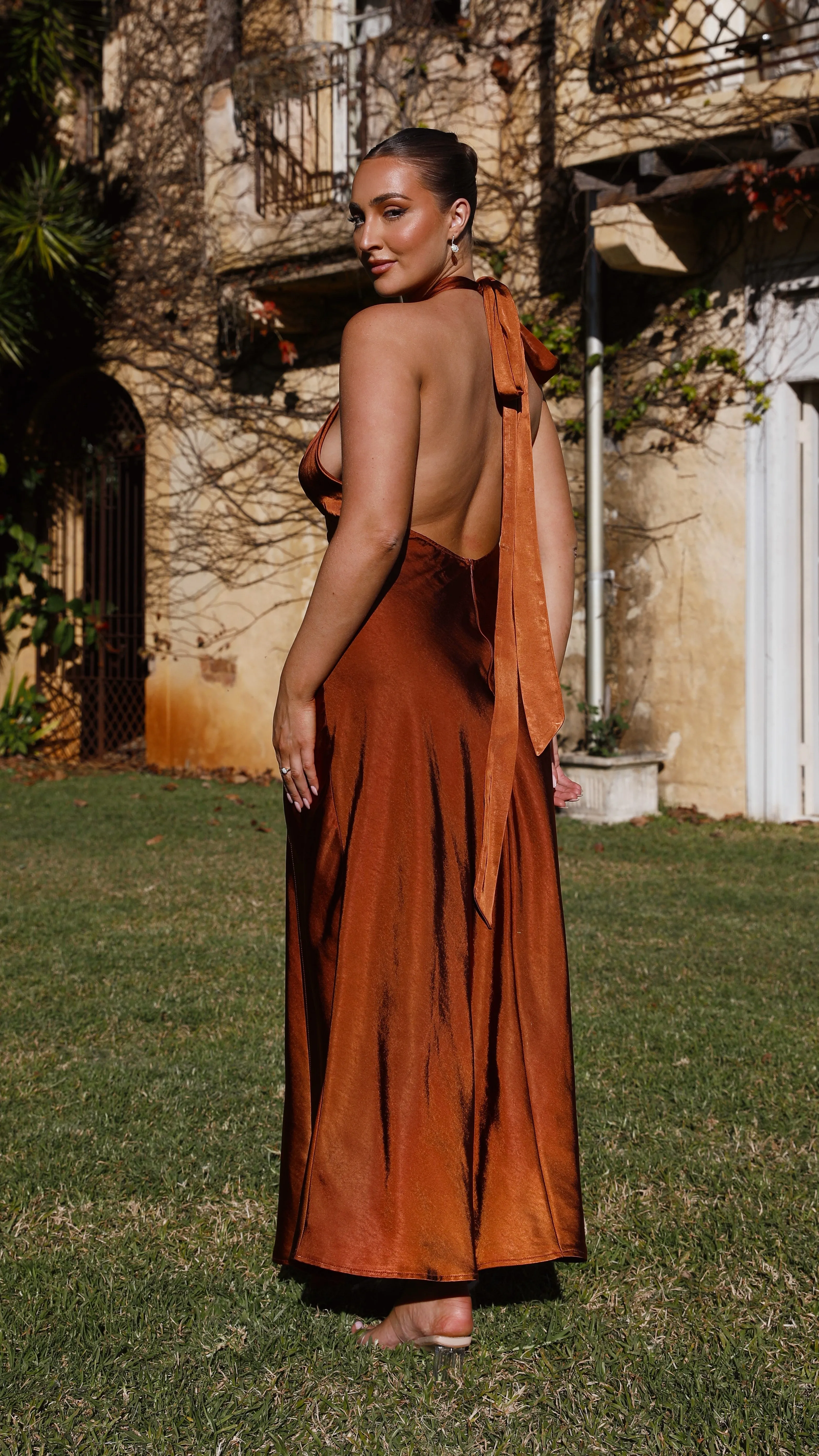 Amalia Maxi Dress - Rust