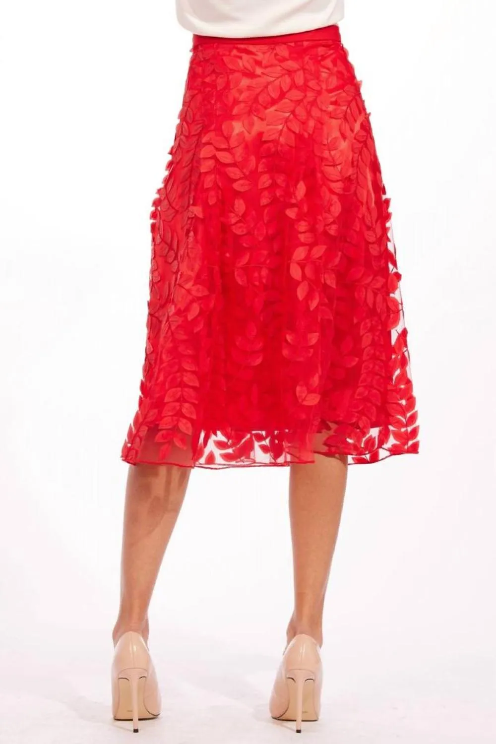 Amanda Skirt In Red Vine