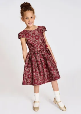 Angel's Face Girls Bridget Tibetan Red Dress