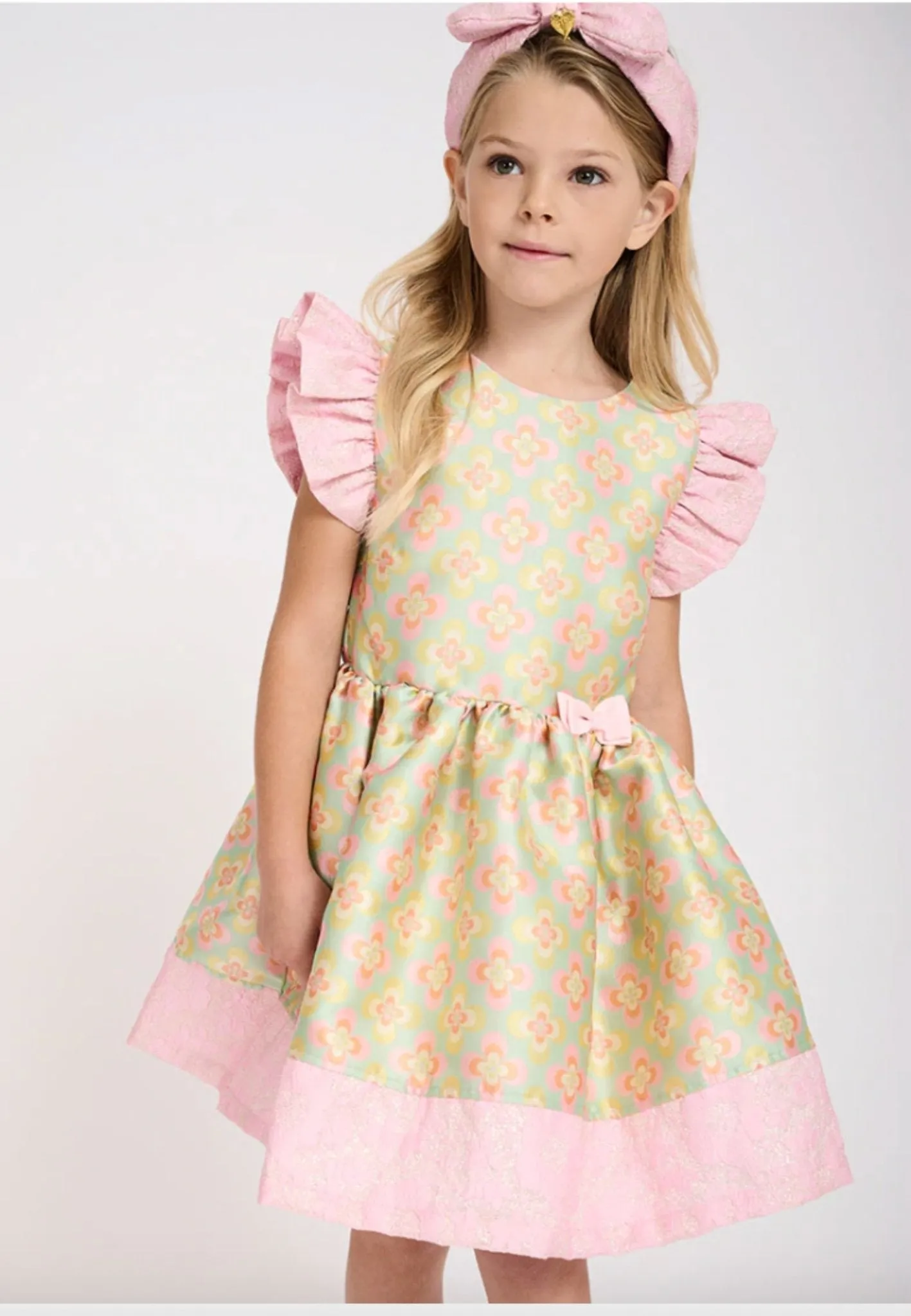 Angel's Face Girls Peppermint Patch Dress