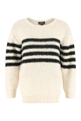 A.P.C. Striped Crewneck Jumper