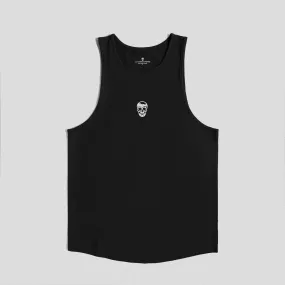 Ascend Scoop Hem Tank - Black/White