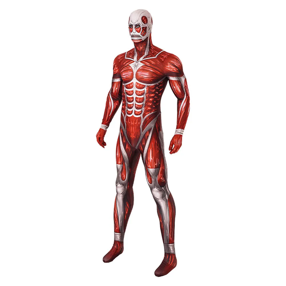 Attack on Titan Cosplay Costume Jumpsuit Mask Outfits Halloween Carnival Suit