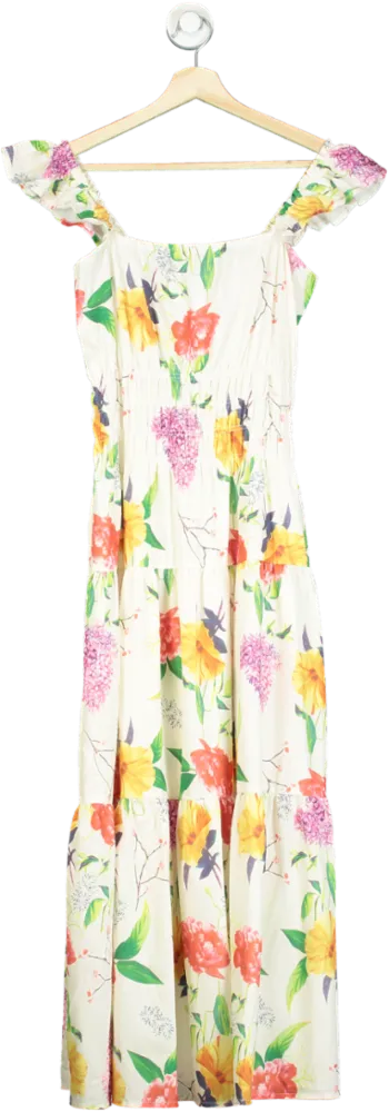 AX Paris Multicolour Floral Maxi Dress UK 8