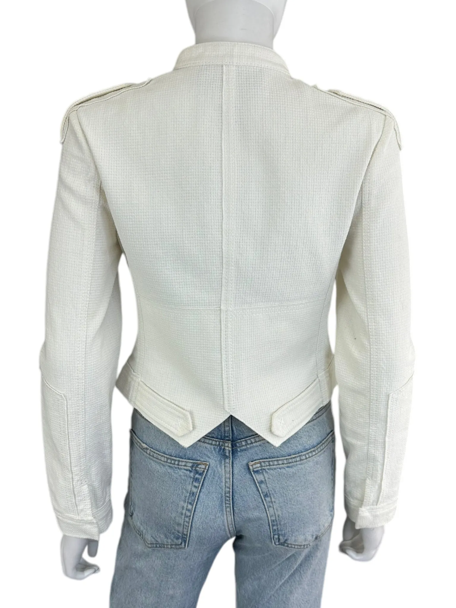 BCBGMAXAZRIA White Casual Jacket Size S