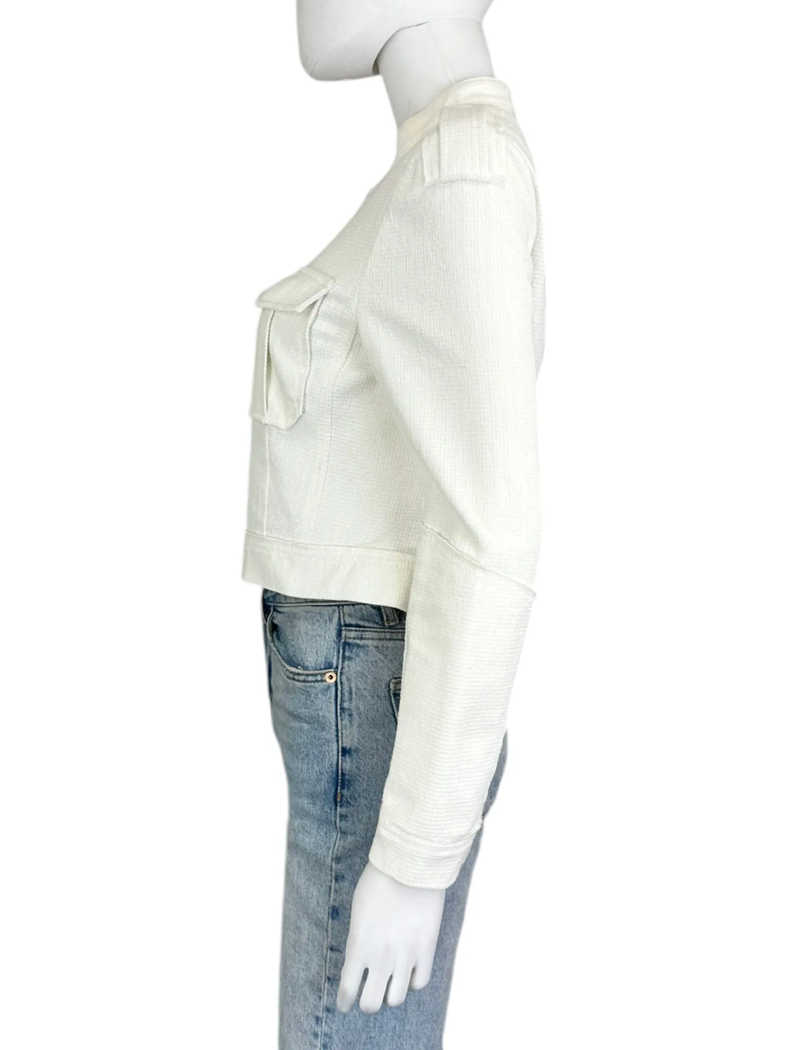 BCBGMAXAZRIA White Casual Jacket Size S