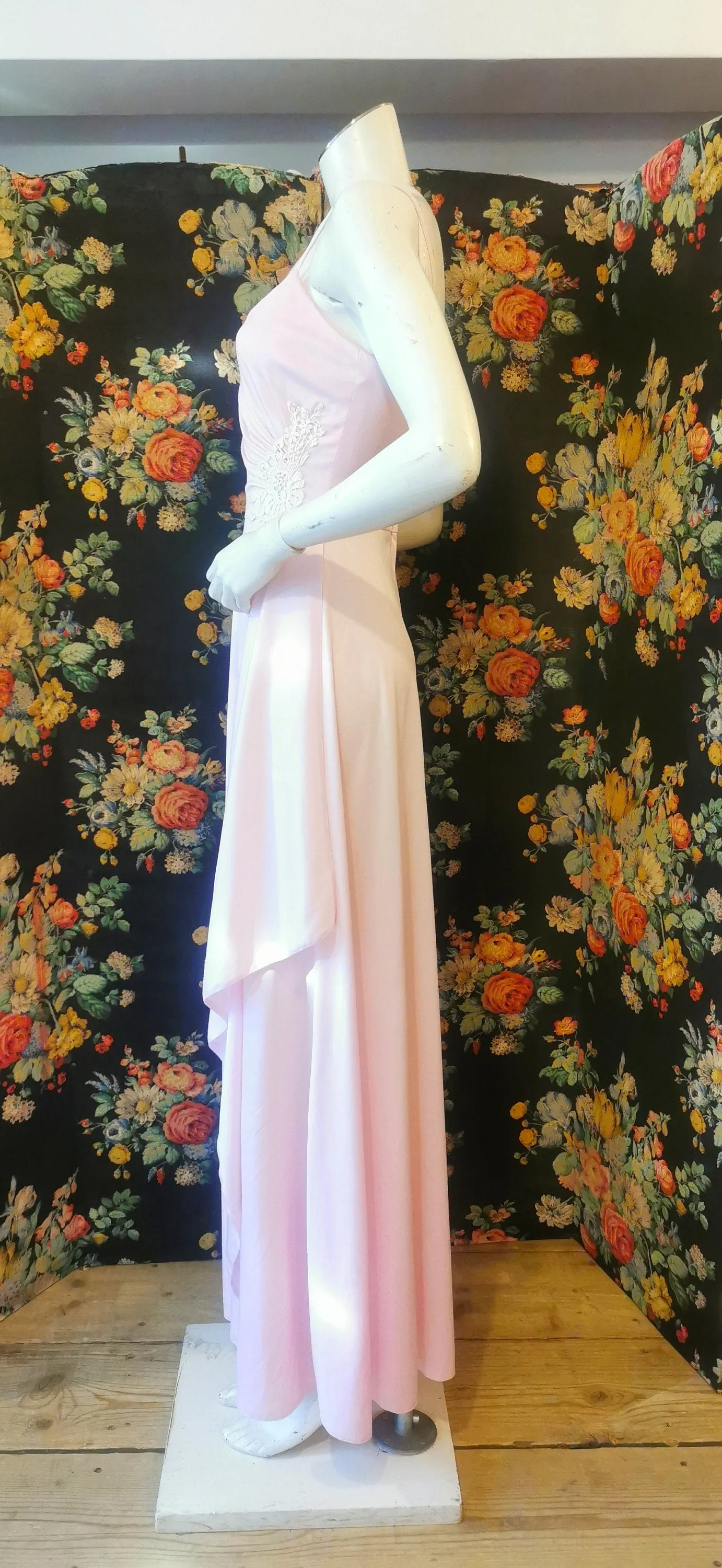 Beautiful baby pink slip dress