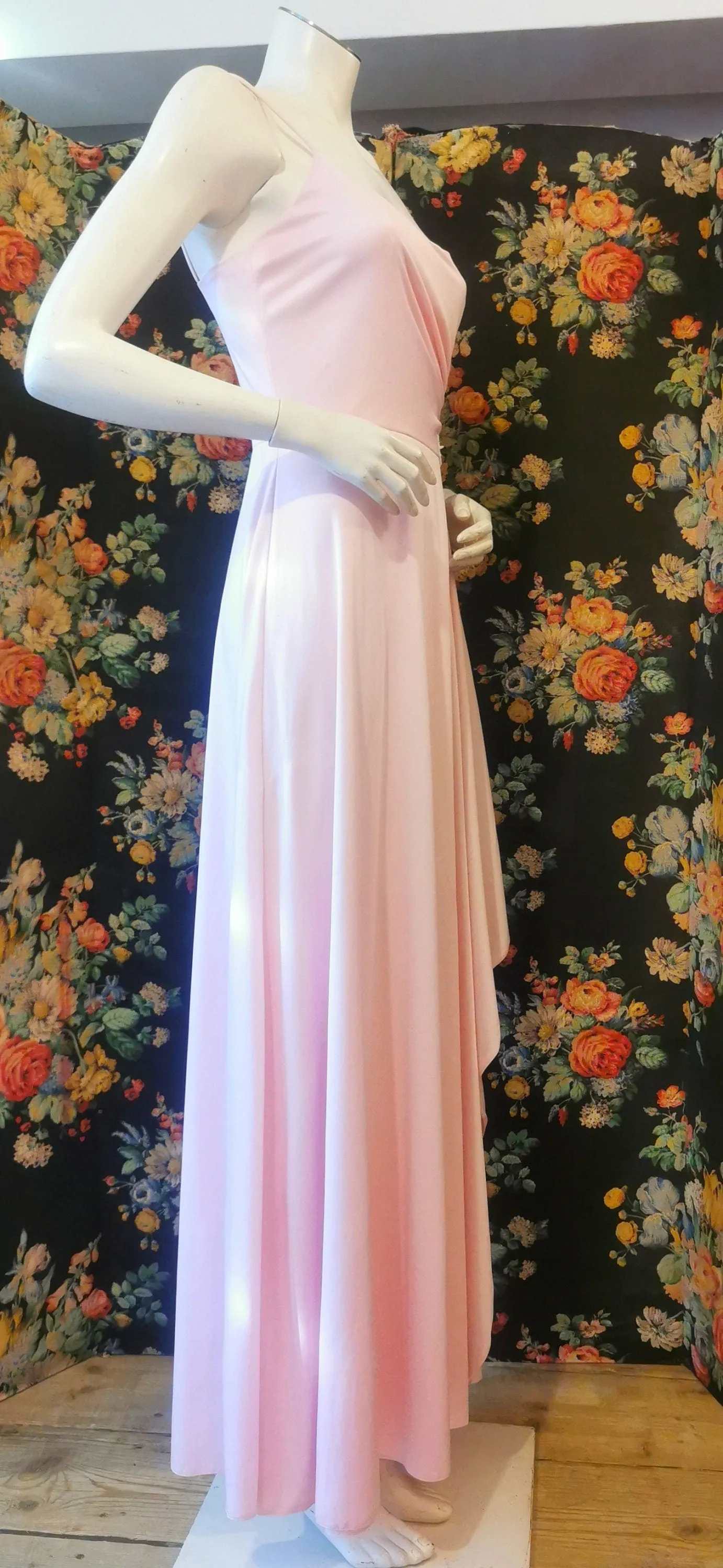 Beautiful baby pink slip dress