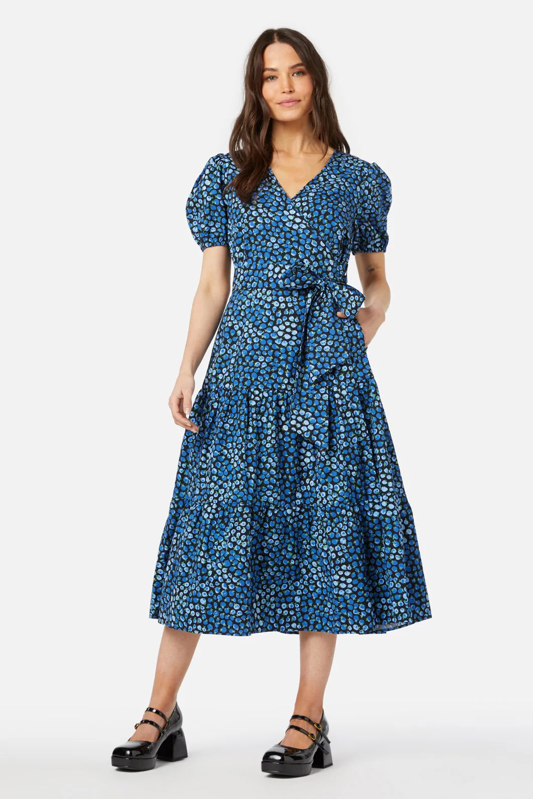 Bessie Midi Wrap Dress