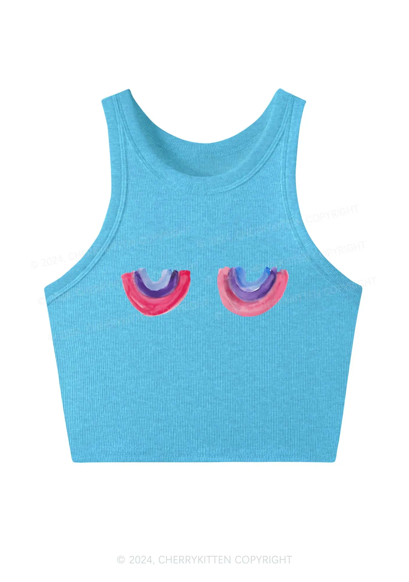 Bisexual Bxxb Y2K Crop Tank Top Cherrykitten