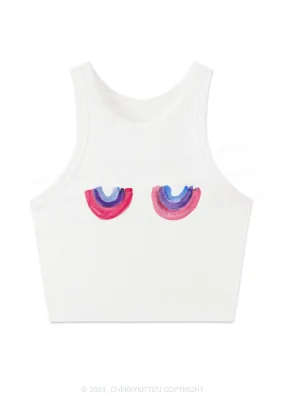 Bisexual Bxxb Y2K Crop Tank Top Cherrykitten