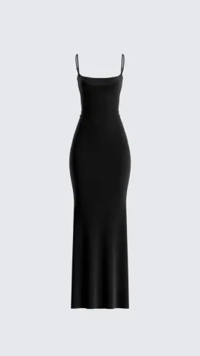 Black Maxi Bodycon Dress – Sleek and Sophisticated