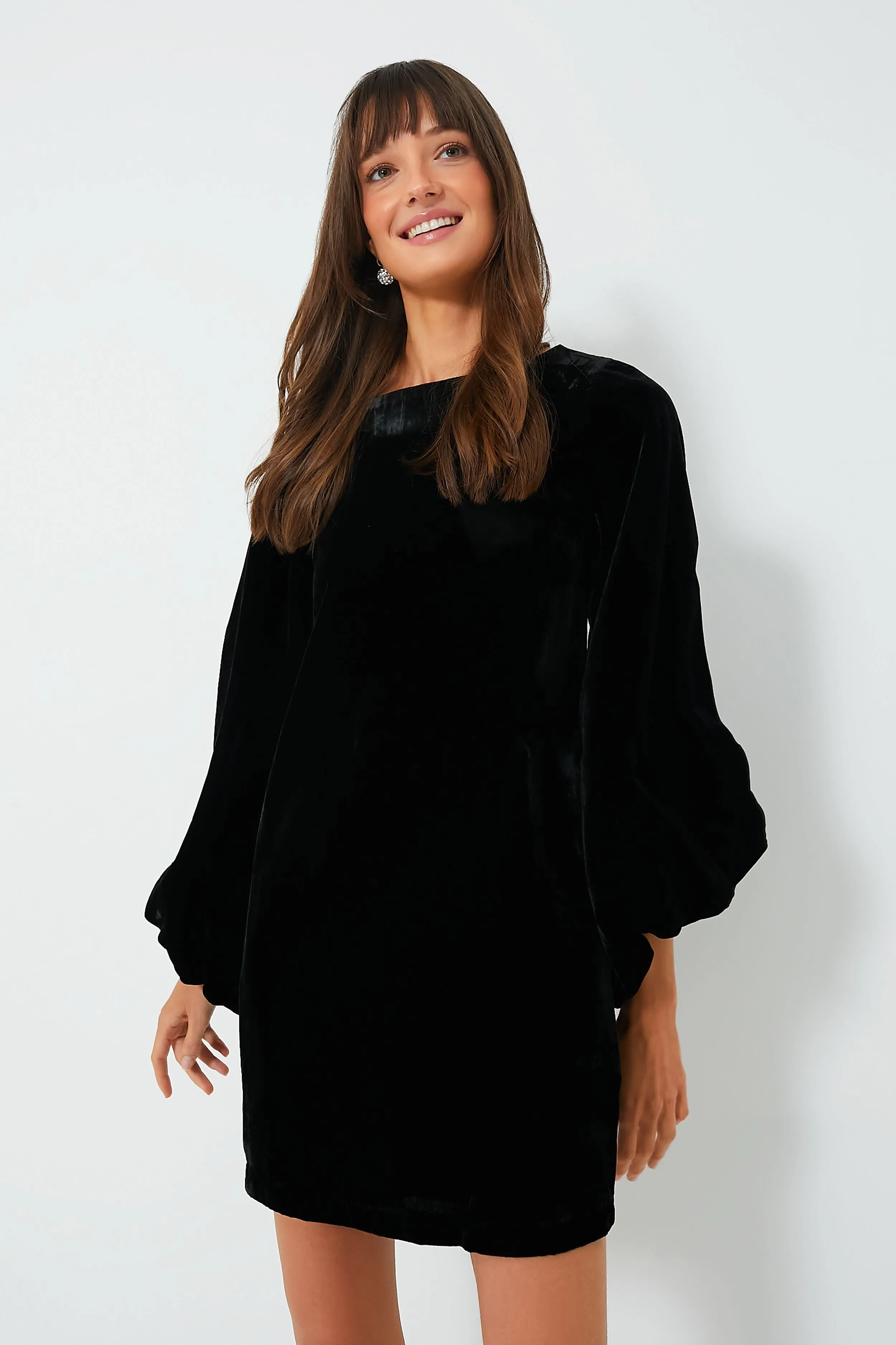 Black Velvet Benji Mini Dress