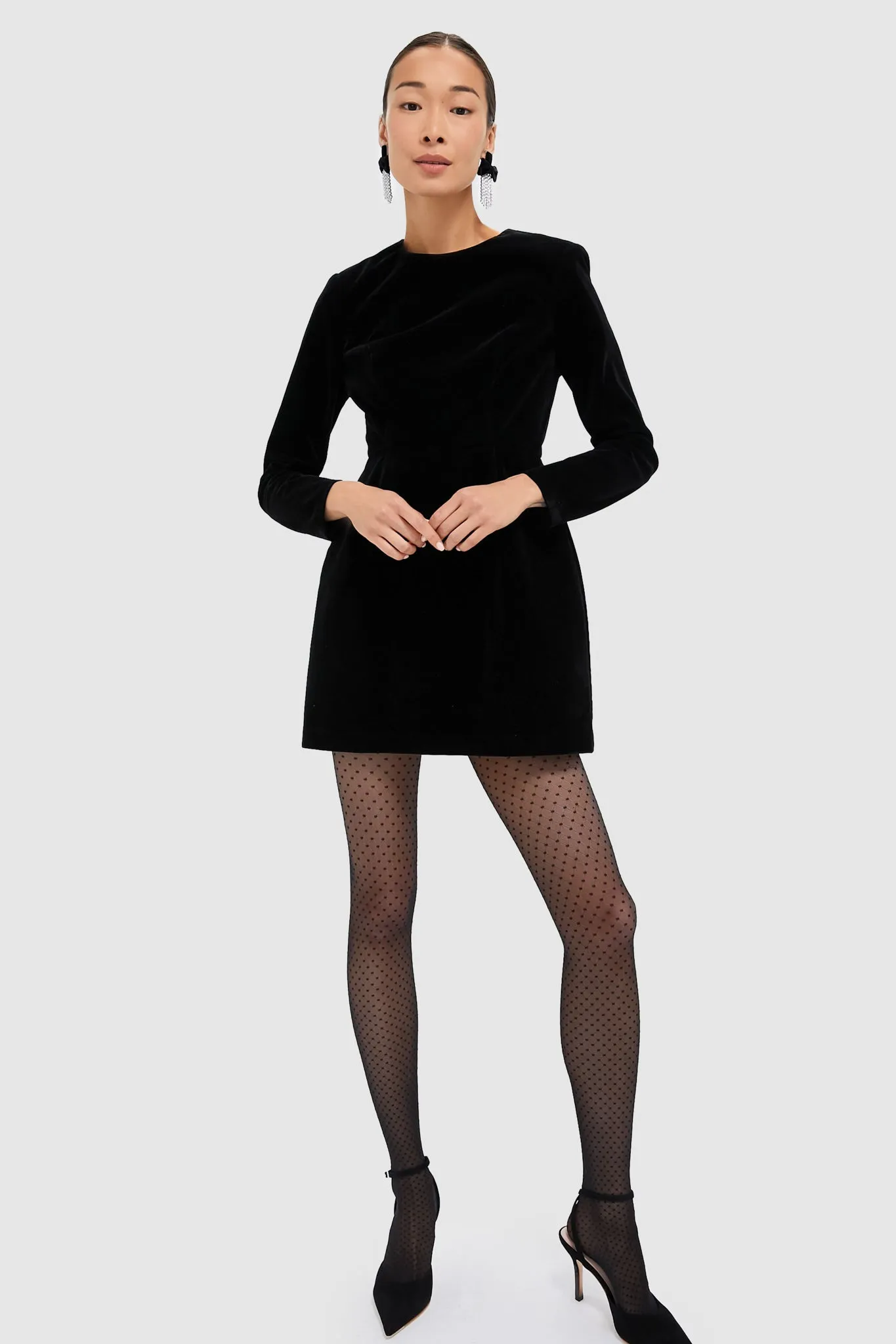 Black Velvet Haley Dress