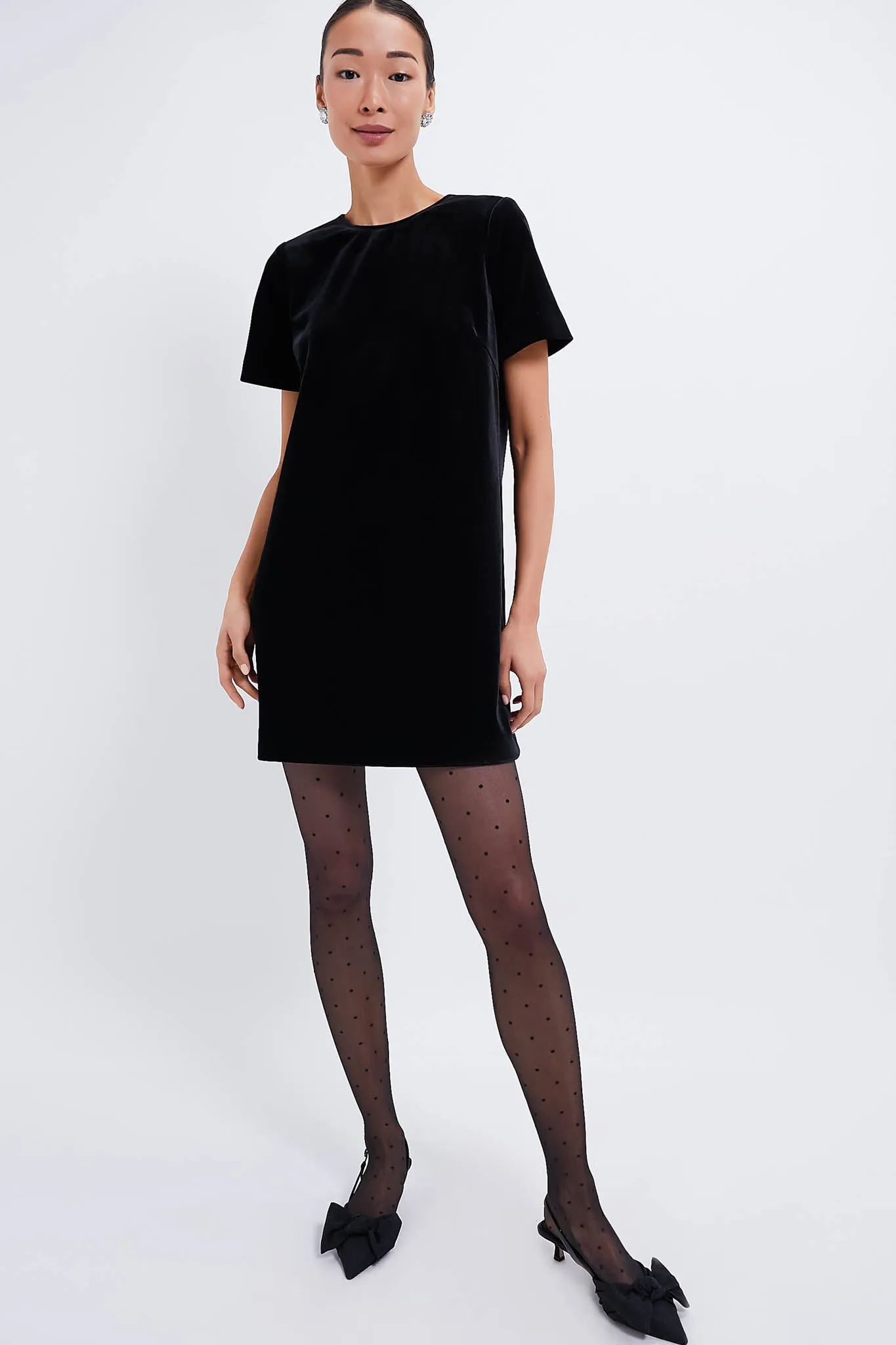 Black Velvet Mae Dress