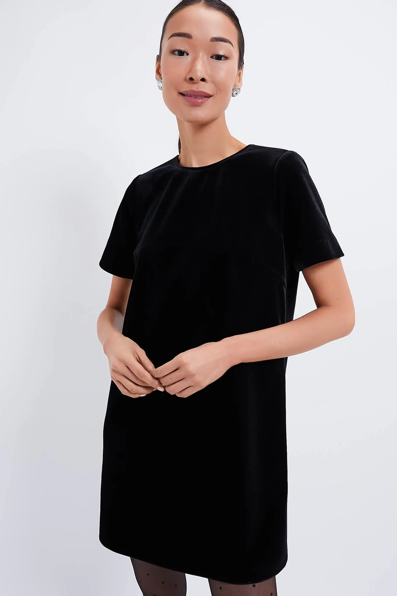 Black Velvet Mae Dress