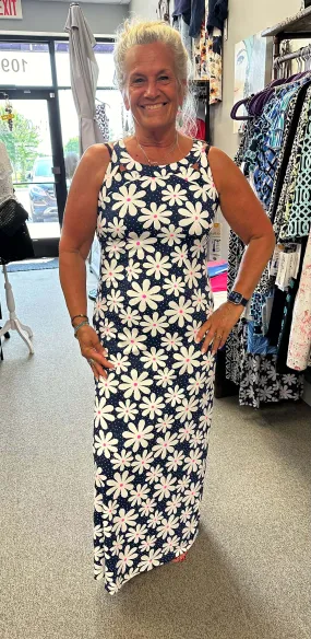 Blue Daisy Maxi