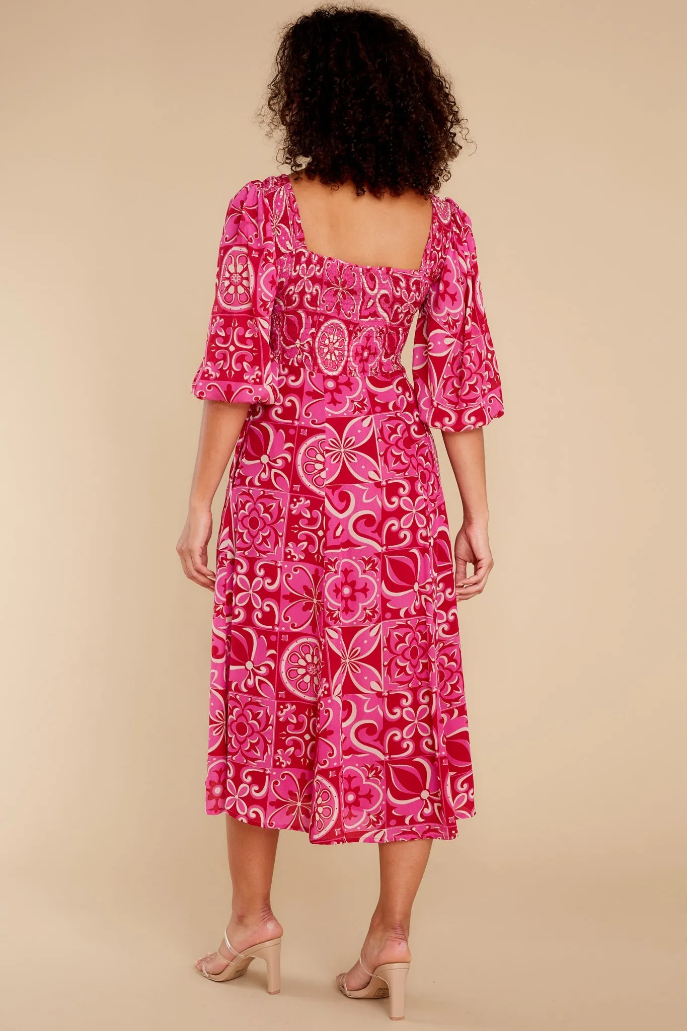 Bridget Tile Midi Dress