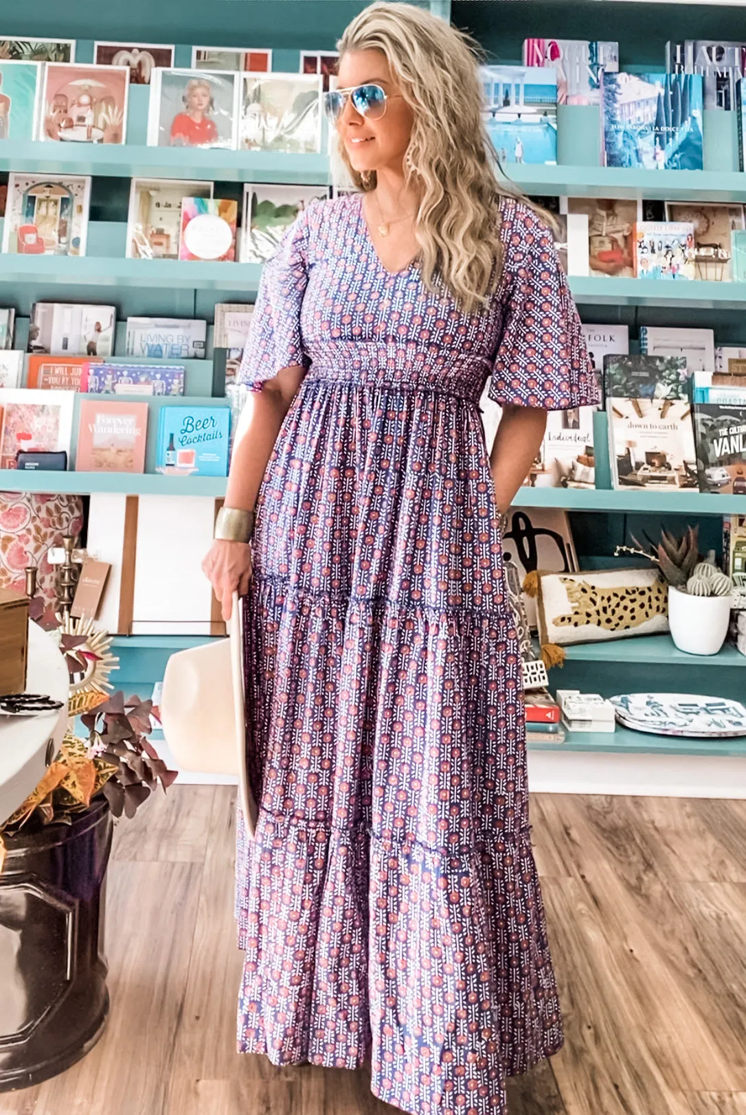 Bungalow Everson Maxi Dress - Charleston Print