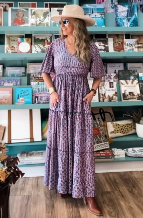 Bungalow Everson Maxi Dress - Charleston Print