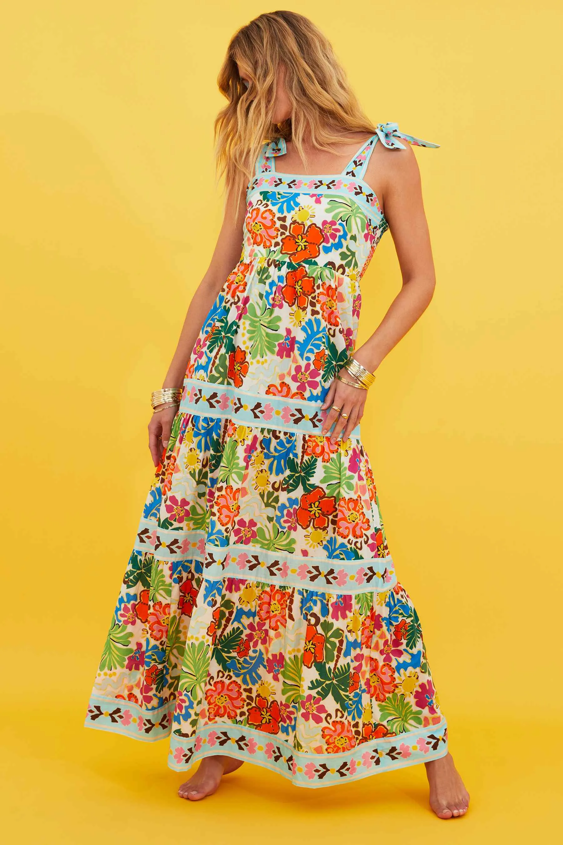 Charlotte Dress Tropical Sands