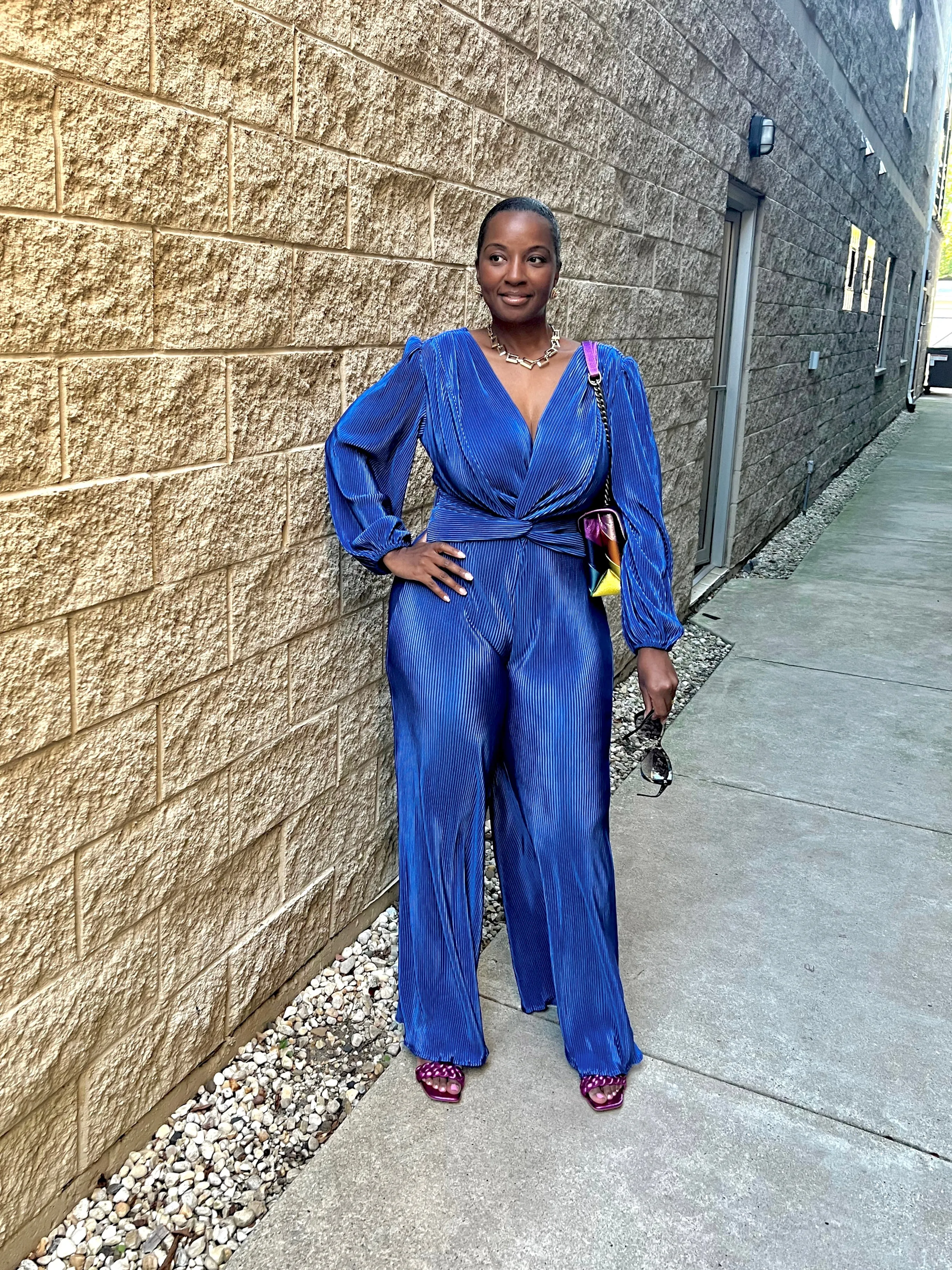 Cobalt Blue Jumpsuit