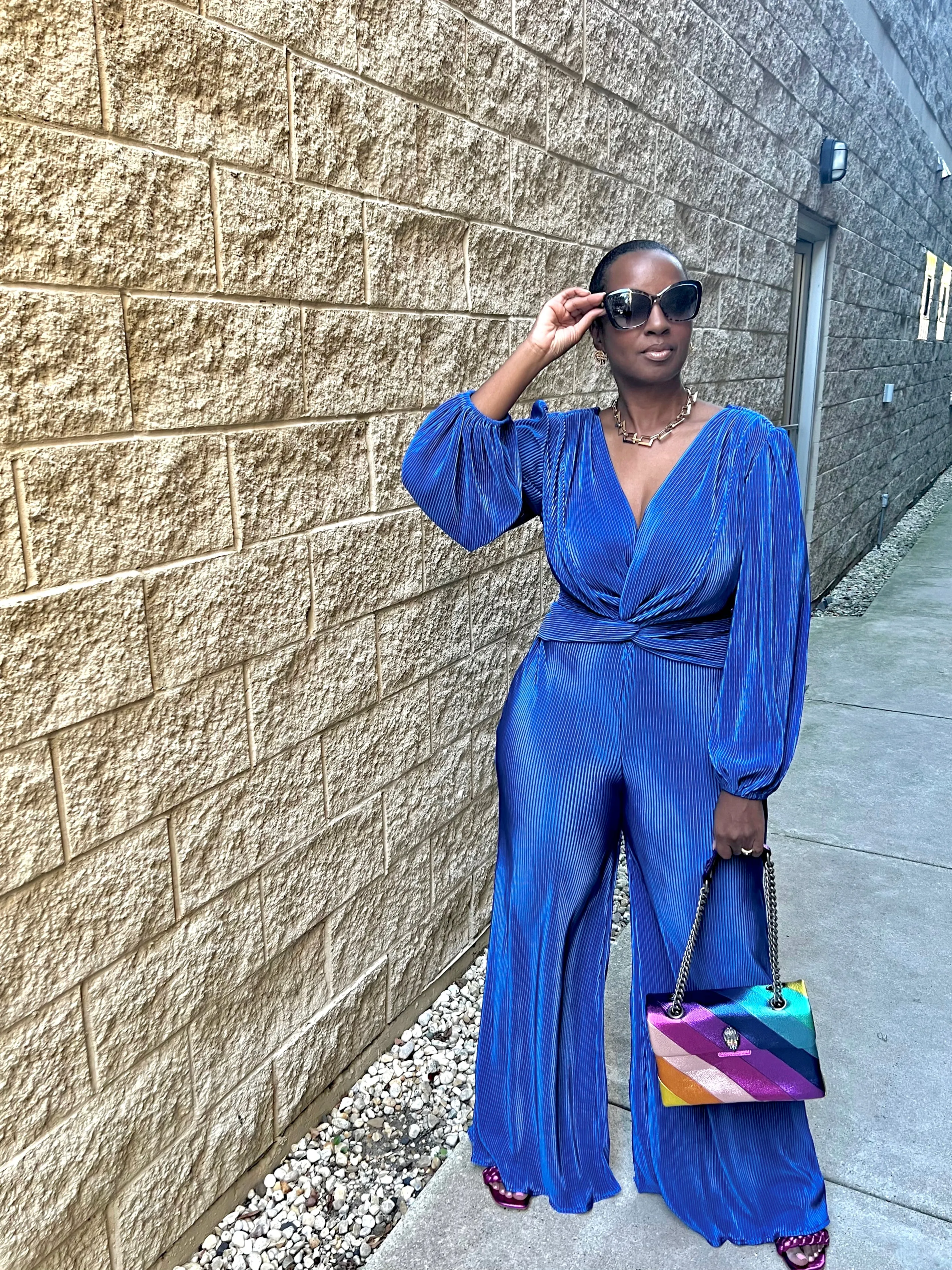 Cobalt Blue Jumpsuit