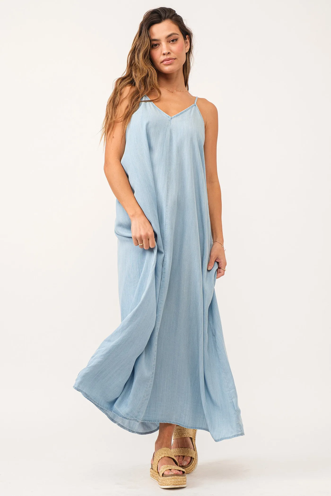 DANA MAXI DRESS PERFECT BLUE