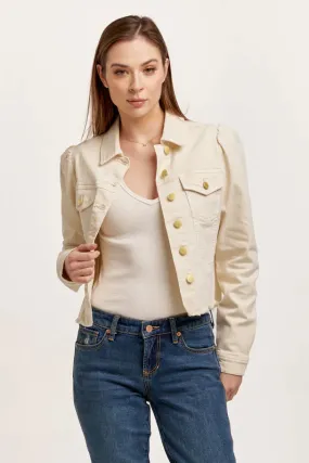 Dear John Roselyn Cut Off Jacket Wheat