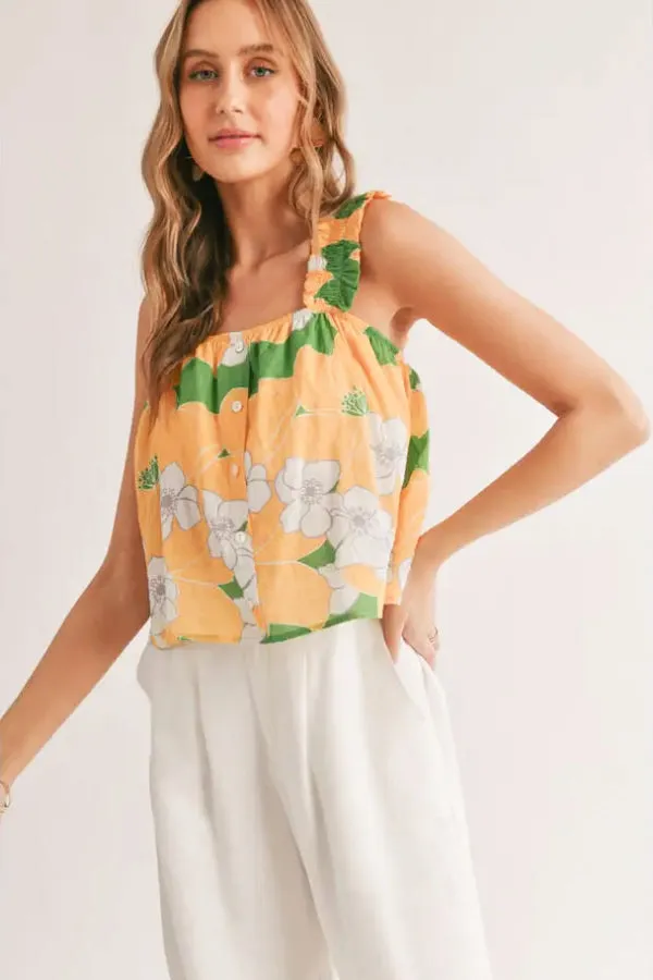 Desert Flower Woven Top