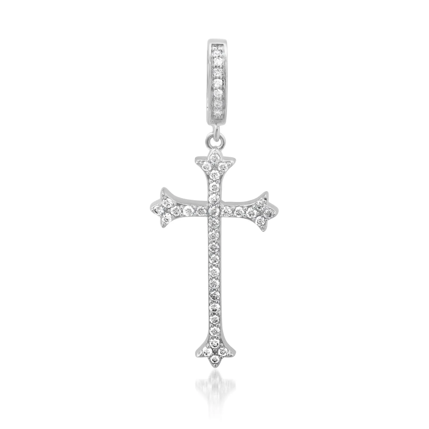 Diamond Cross Charm