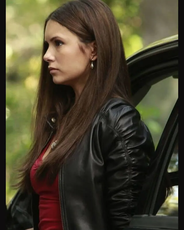 Elena Gilbert The Vampire Diaries Leather Jacket