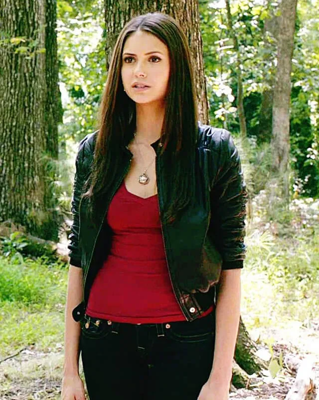 Elena Gilbert The Vampire Diaries Leather Jacket