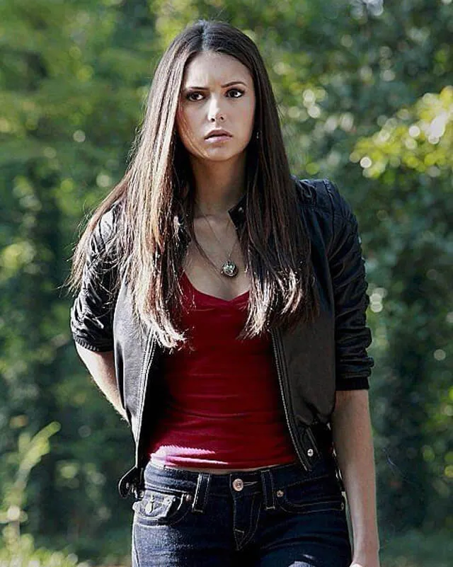 Elena Gilbert The Vampire Diaries Leather Jacket