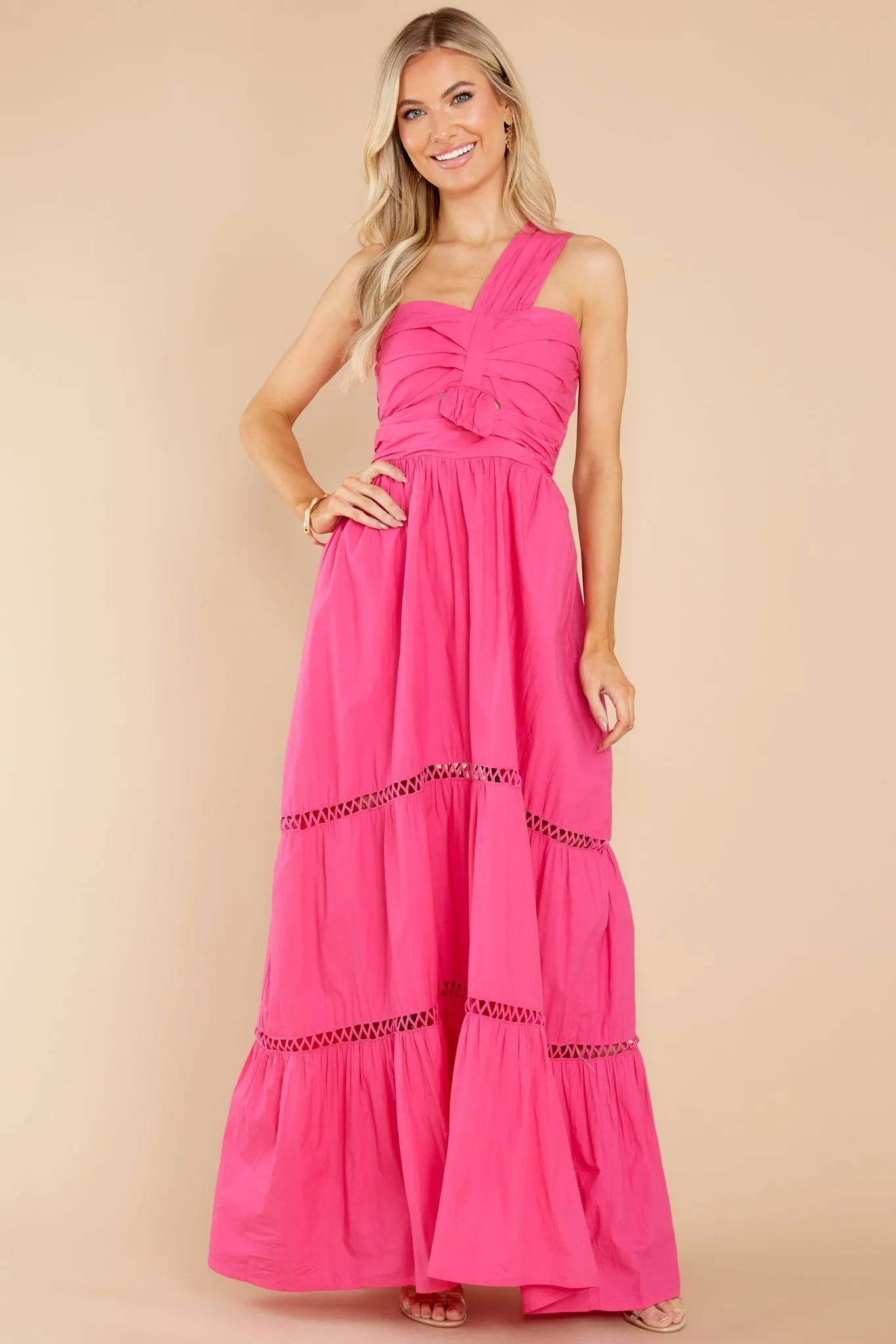 Elle Pink Maxi Dress