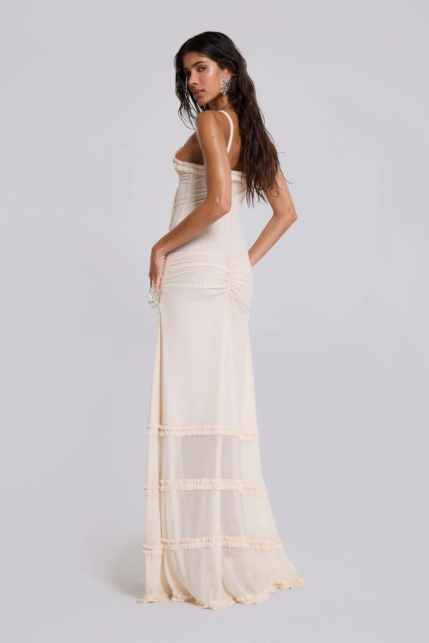 Fatale Maxi Dress In Vanilla