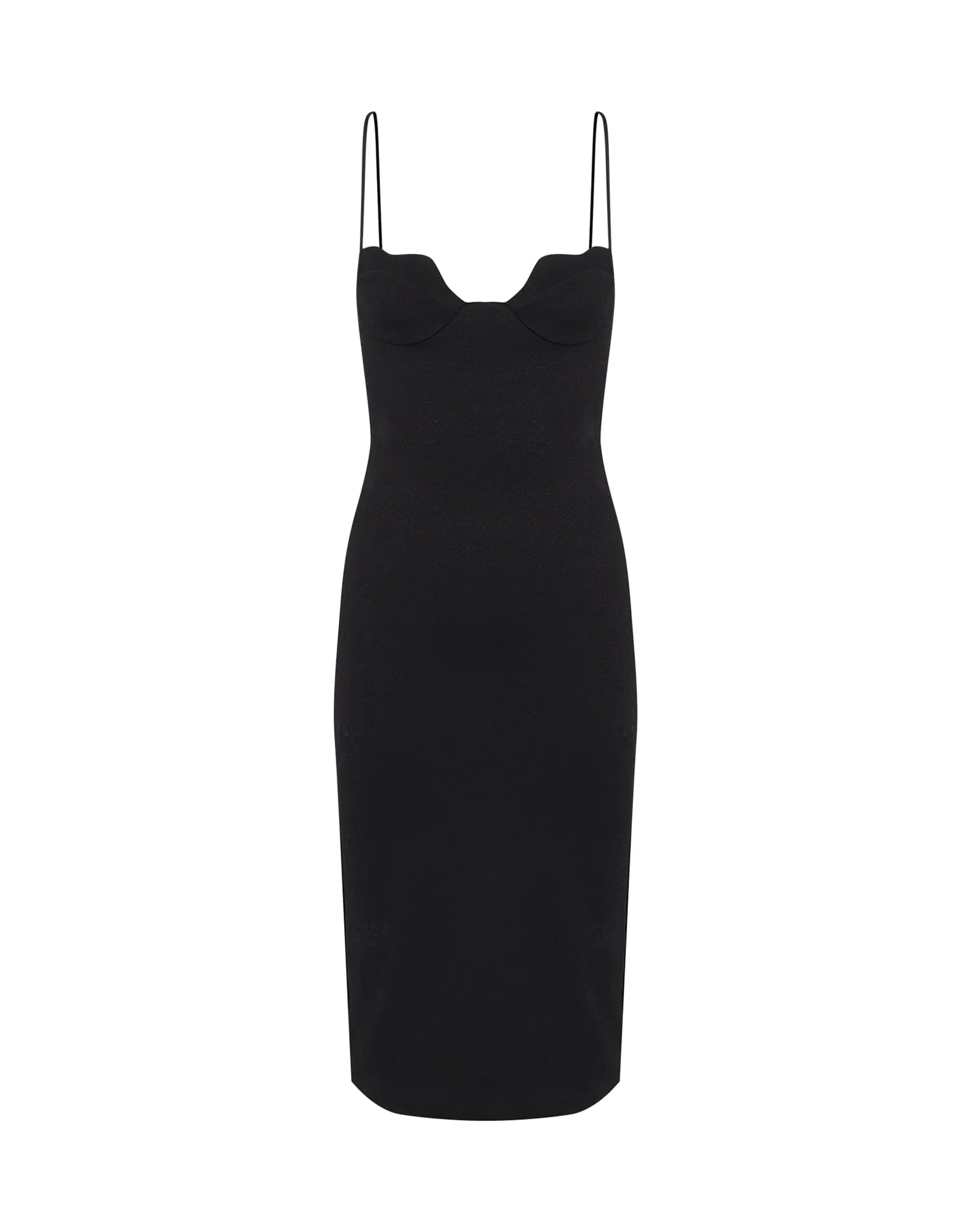 Firenze Lou Midi Dress - Black