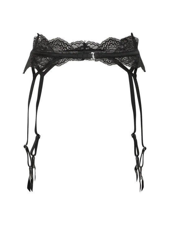 Fleur Du Mal   Naomi lace suspender belt 