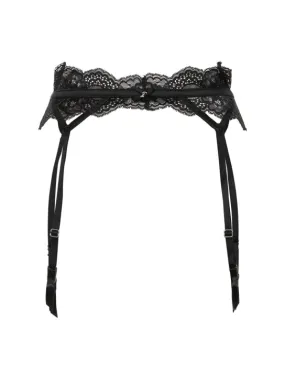 Fleur Du Mal   Naomi lace suspender belt 