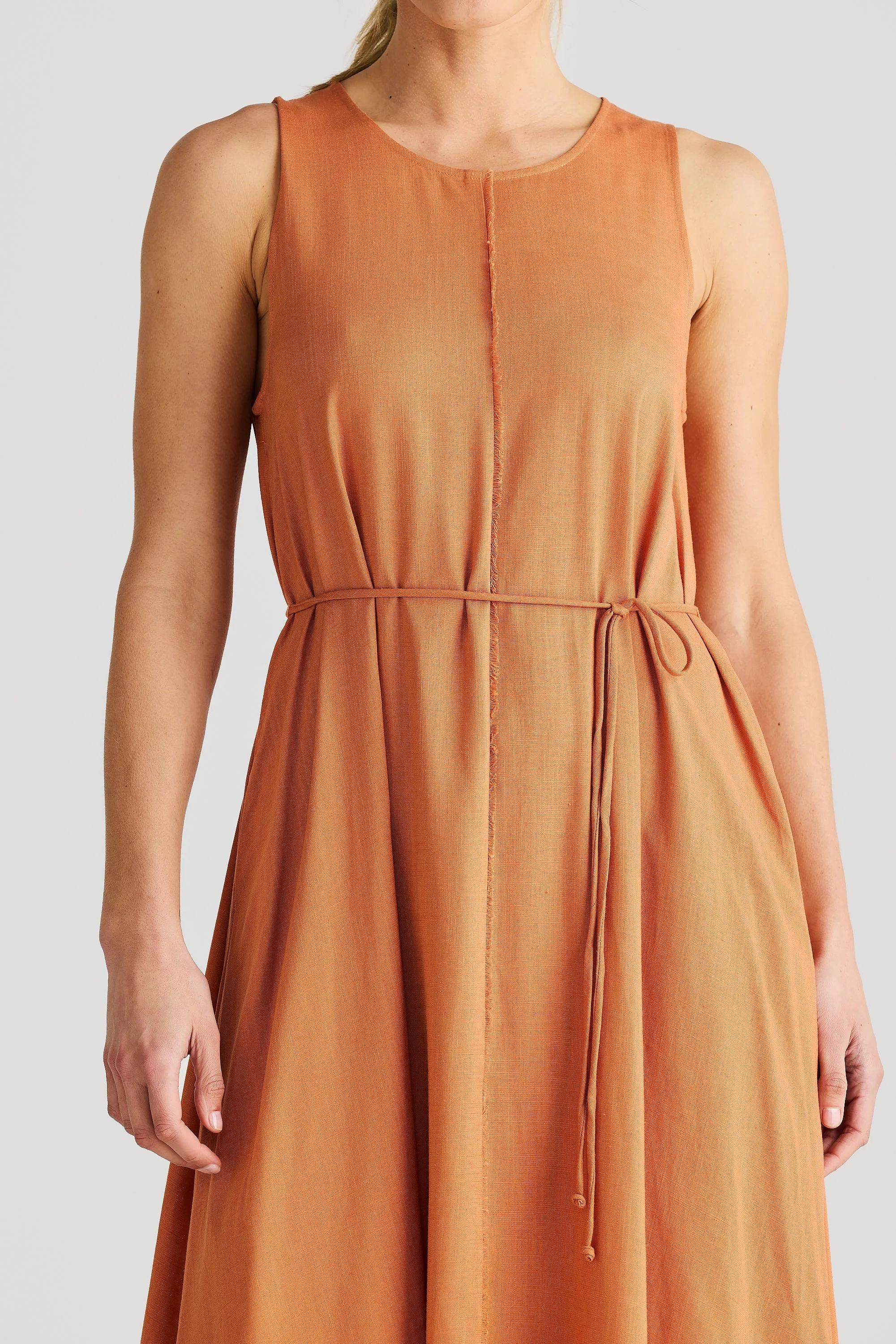 Fray Maxi Dress - Terracotta