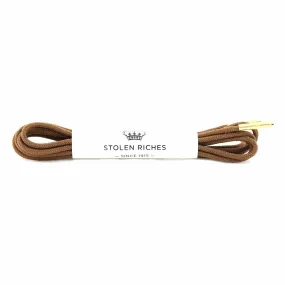 Gipper Brown Dress Shoelace (Length: 32"/81cm)