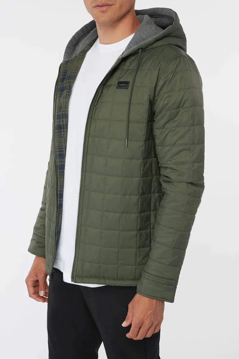 Glacier Hooded Reversible Jacket